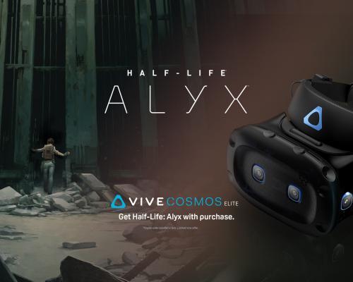 HTC Vive Cosmos Elite započal predaj a ponúka Half-Life Alyx zadarmo