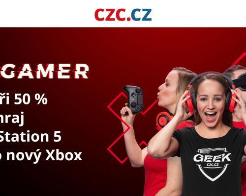Soutěžte o PlayStation 5 nebo Xbox Series X v rámci Be a Gamer na CZC.cz